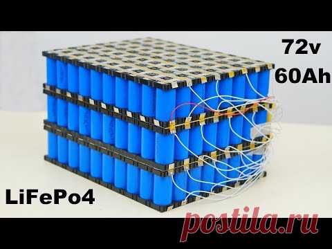 DIY 72v 60Ah  Battery Pack For 2000W Electric Bike