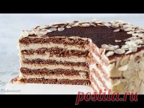 Немецкий торт АГНЕС БЕРНАУЭР (Agnes-Bernauer-Torte) ✶ Миндаль, какао, корица, кофе ✶ БЕЗ ГЛЮТЕНА