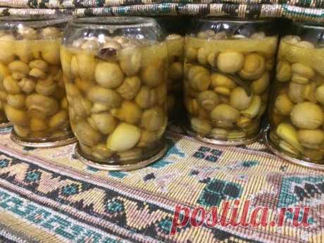 #мариновані_печериці 0,5 кг. печериць; 2 ст.л.... - Оля Галинська-Берник