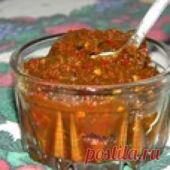 Настоящая абхазская аджика Кулинарный рецепт