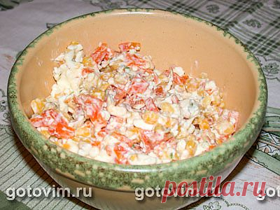 Морковный салат с сыром. Фото-рецепт / Готовим.РУ
