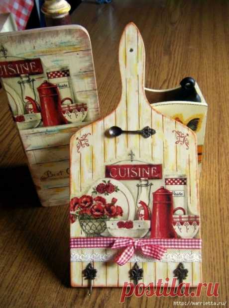 Необычное применение разделочной доски