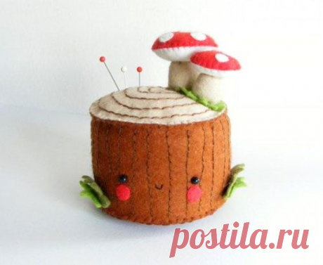 Оригинальная игольница из фетра (шитье, мастер-класс)