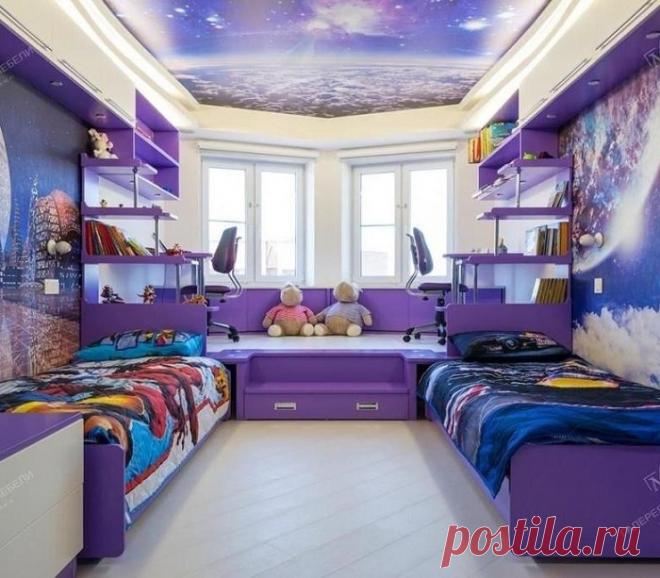 Как оформить комнату для двоих детей: практичные полезные советы