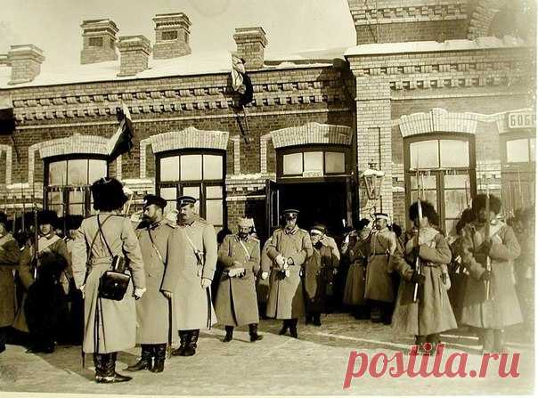 Прибытие императора Николая 2 на станцию Бобруйск. 21 декабря 1904 года / История цивилизаций!