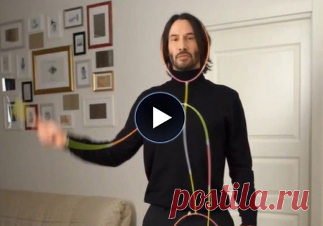 Танцевальная пауза от Киану Ривза - Нет скуки.ру. Юмор, приколы, смешные картинки и разные интересности..