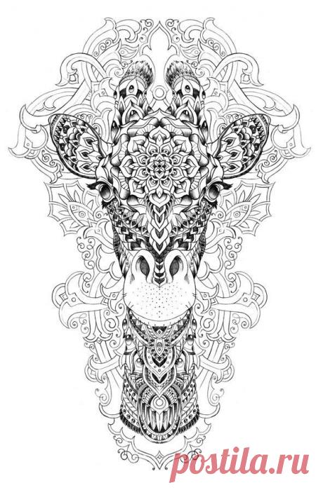 Зентангл (zentangle) - арт~картинки для творчества.