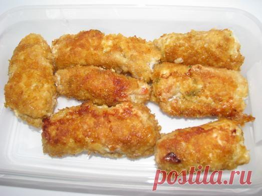 Вертуны с колбасным сыром в сладких кукурузных хлопьях - Простые рецепты Овкусе.ру