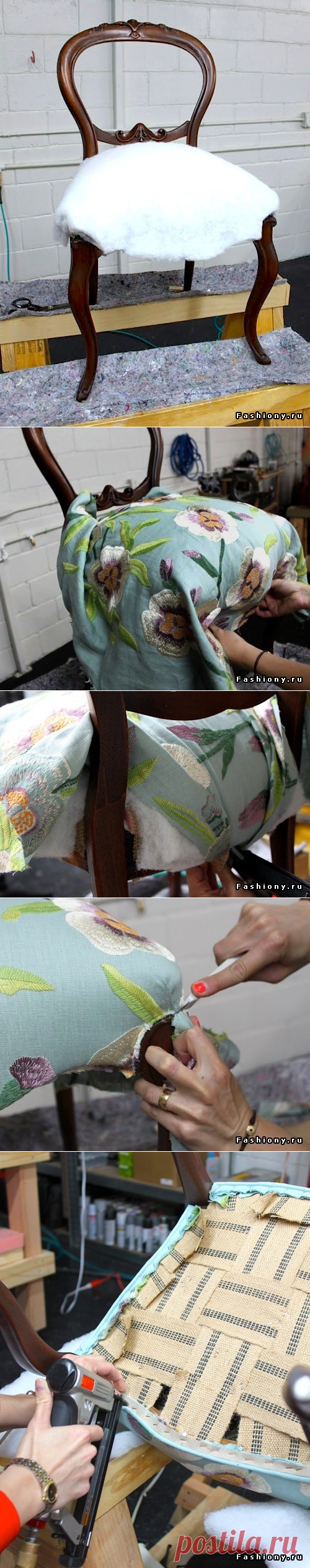 Старая-новая мебель: обивка сидений