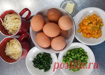 Как приготовить омлет в духовке — рецепт с фото
