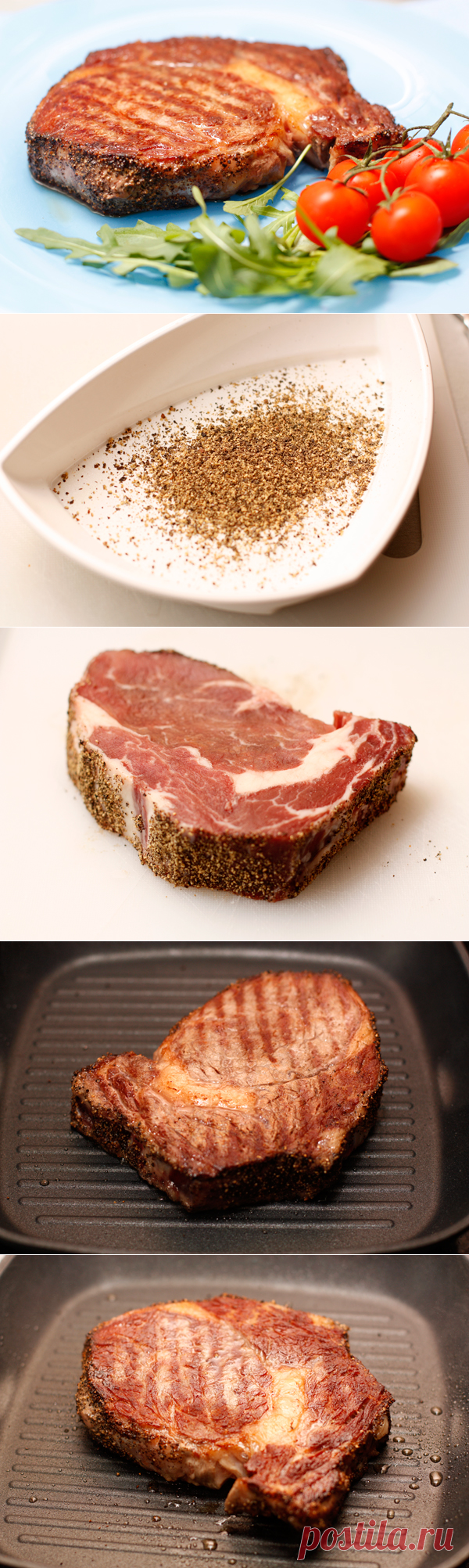 Очень сочно и просто тает во рту: рибай-стейк — Вкусные рецепты