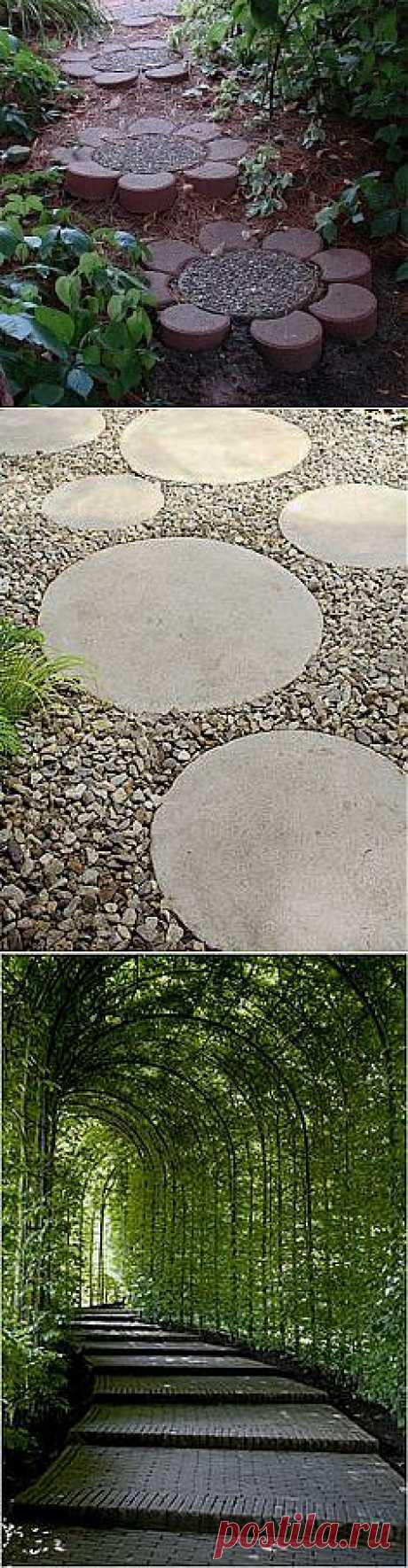 DIY Flower stones for a garden path | Gardening