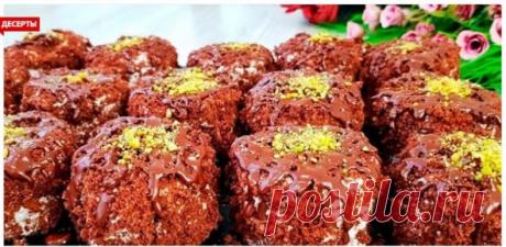 Очень шоколадные пирожное: нежные как облако!