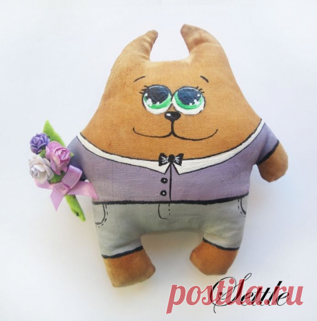 Кофейный мартовский котик мастер-класс Татьяны Катаевой