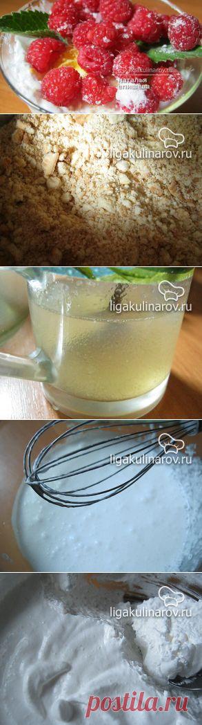 Панна Котта с малиной – рецепт с фото от Лиги Кулинаров, пошаговый рецепт