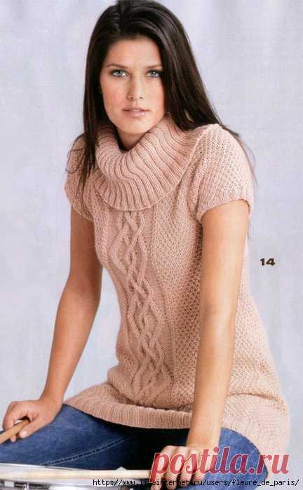 Пуловеры и туники теплые спицами | Записи в рубрике Пуловеры и туники теплые спицами | Дневник Marinichka