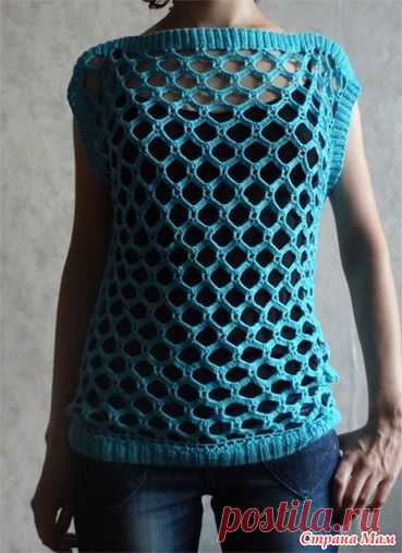 . Кофта-сетка - Все в ажуре... (вязание крючком) - Страна Мам