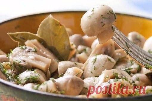 ВКУСНЕЙШИЕ ГРИБОЧКИ В ЛЁГКОМ МАРИНАДЕ

Обязательно попробуйте!

Ингредиенты:
500 гр - шампиньонов
2-3 зубчика - чеснока
50 мл - 5% яблочного уксуса
50 мл - растительного масла
1/4 стакана - воды
4-5 - лавровых листочков
2 ч. ложки - сахара
1 ч. ложка- соли
10 горошин - черного перца
зелень укропа

Приготовление:
1. Грибы вымыть, крупные грибы нарезать на половинки или четвертинки.
2. Чеснок выдавить через пресс.
3. В глубокой сковороде разогреть растительное масло, положит...