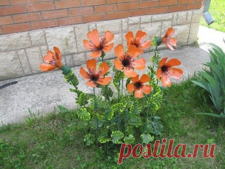 И это все из пластиковых бутылок