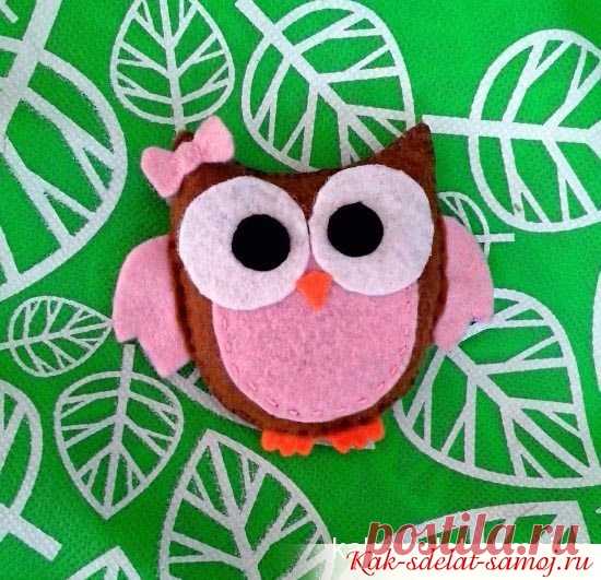 Сова из фетра своими руками: выкройки, мастер-класс | Как сделать самой