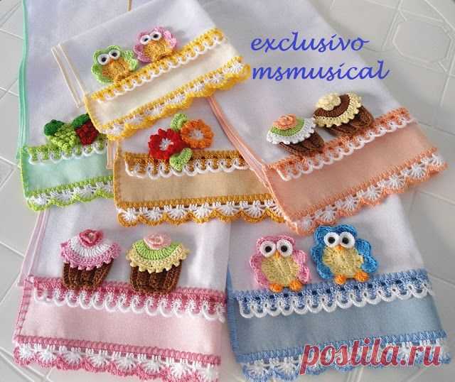 Красивая обвязка края крючком. Просто прелесть! | Умелые ручки