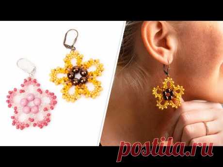 Thoughts of Spring Earrings - DIY Jewelry Making Tutorial by PotomacBeads