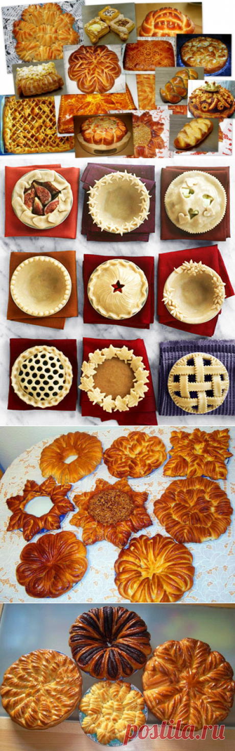 Тесто (несколько видов) и способы его разделки (много)