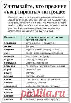 три очень полезные таблицы для огородников