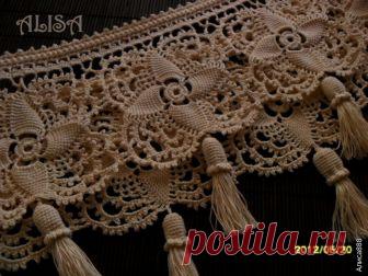 *АЛИСА* КАЙМА ДЛЯ АБАЖУРА(схема)