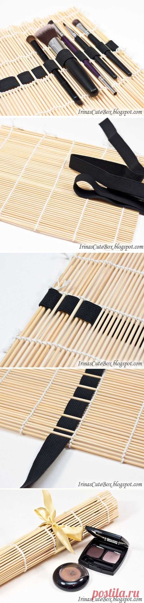 DIY Sushi Mat Brush Organizer DIY Projects | UsefulDIY.com