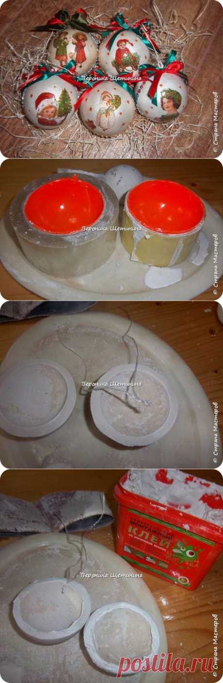 Полые гипсовые шары МК