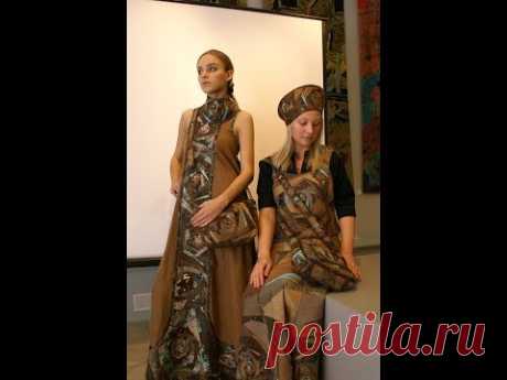 "Береты-трансформеры" от Ксении Дмитриевой часть  (patchwork sewing berets )