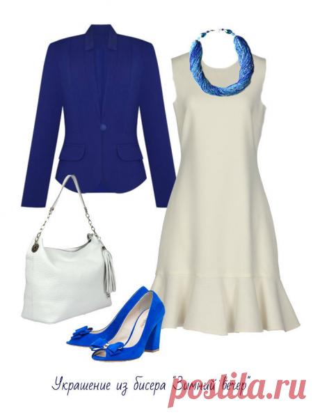 Жгут колье Зимний вечер – купить в интернет-магазине на Ярмарке Мастеров с доставкой - 7HVY1RU | Архангельск