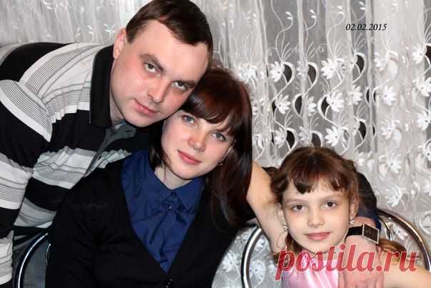 мой старший сын с семьей