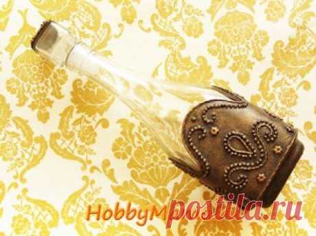 Пейп-арт бутылки Мастер-класс с фото | HobbyMama