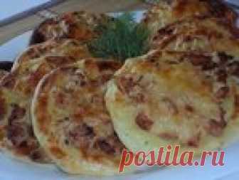 Картофельные ватрушки с курицей
