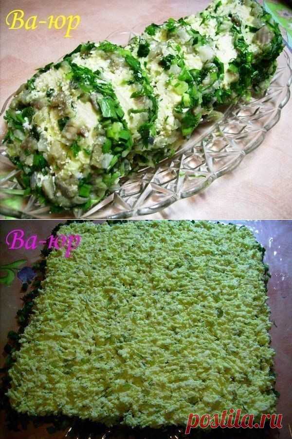 Вкуснейший рулет с сельдью