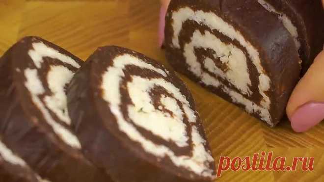 Вкуснейшая шоколадная колбаса 