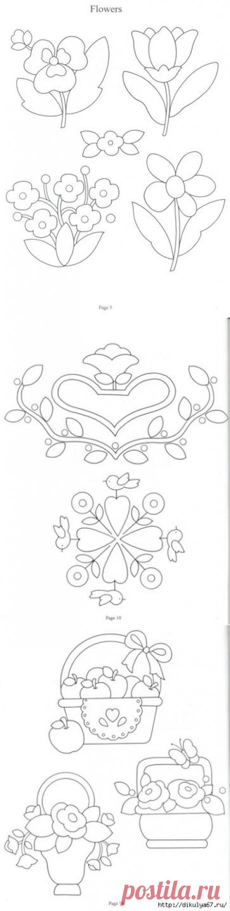 Аппликация. Шаблоны.