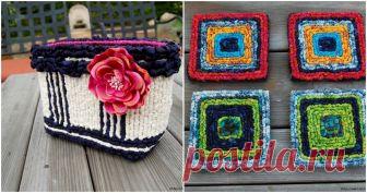 С помощью пластиковой канвы и лент можно сделать красивые аксессуары для дома ...