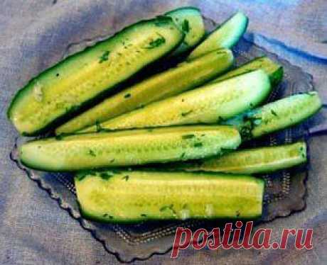 Быстрые маринованные огурчики
Хотите по-настоящему вкусных огурцов? Тогда знакомьтесь с с рецептом быстрые маринованные огурчики. Рецепт очень хороший,  читать тут