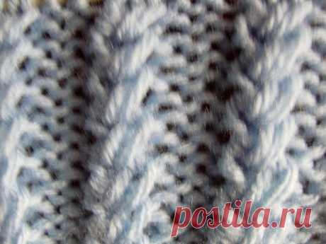 WZORY NA DRUTACH-KNITTING STITCH-PUSZYSTY,WYPUKLY WZOR.