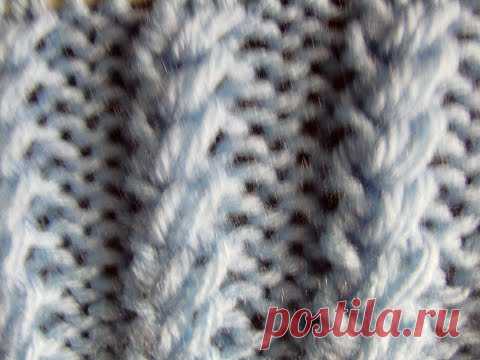 WZORY NA DRUTACH-KNITTING STITCH-PUSZYSTY,WYPUKLY WZOR.