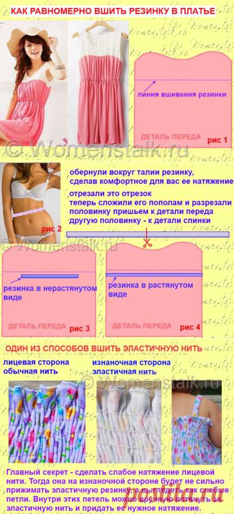 КАК ВШИТЬ РЕЗИНКУ – ЧЕТЫРЕ СПОСОБА (в пошаговых мастер-классах).