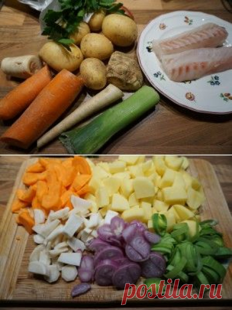 Рыбный суп из трески