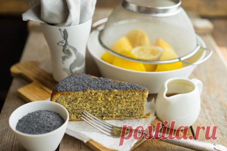 СОЧНЫЙ ЛИМОННО-МАКОВЫЙ КЕКС