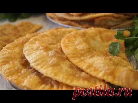 Чебуреки  Самые сочные, тонкие, хрустящие и Самое пузырчатое тесто