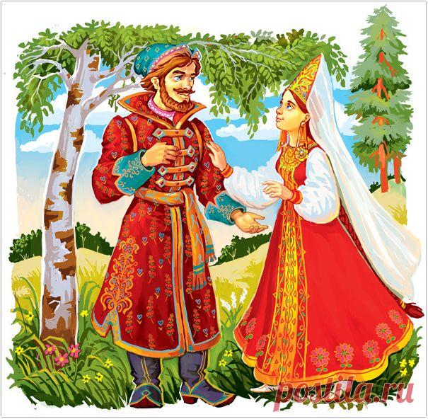 Красочные иллюстрации к русским сказкам Виктора Служаева: u3poccuu