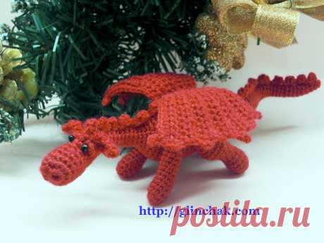 Розетка вяжет • Просмотр темы - Мастер-класс. Крылатый дракон
