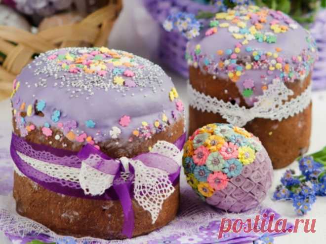 Глазурь для кулича / Простые рецепты